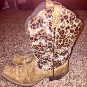 Ariat Cheetah Print Cowboy Boots